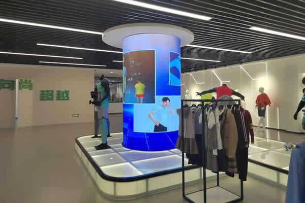 圓柱形的顯示大屏是怎么，圓柱型LED顯示屏設(shè)計方案
