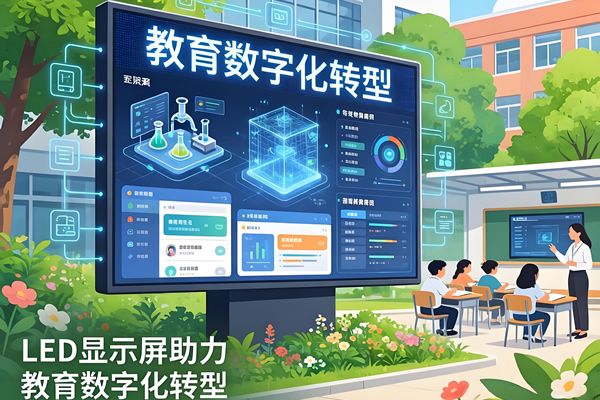 智慧校園建設(shè)提速！LED顯示屏助力教育數(shù)字化轉(zhuǎn)型落地