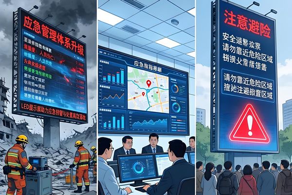 應(yīng)急管理體系升級(jí)！LED顯示屏助力應(yīng)急預(yù)警與處置高效落地