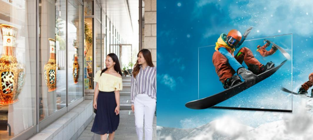透明LED顯示屏在奢侈品櫥窗的應(yīng)用案例-維康國際