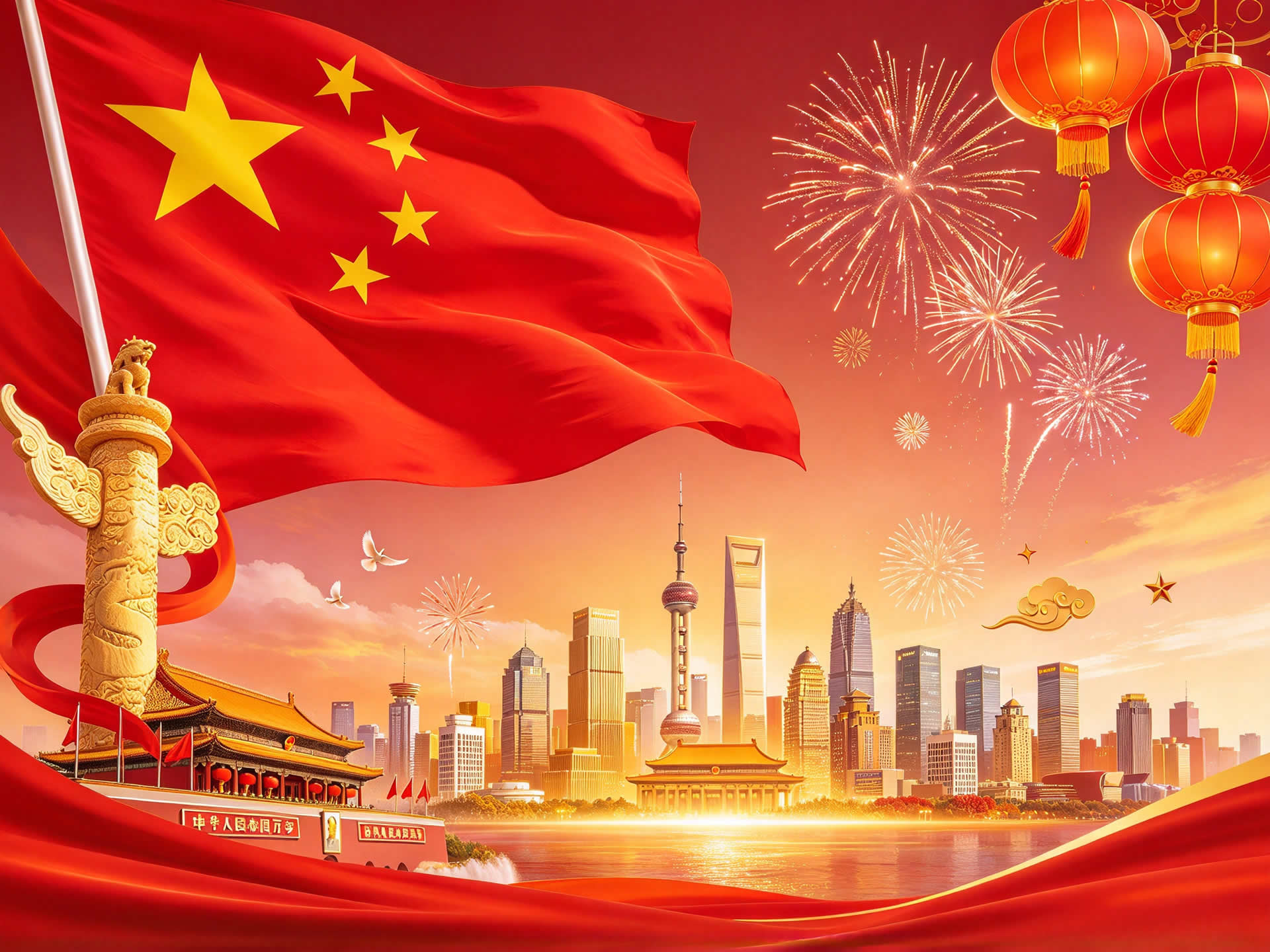 歡度國慶